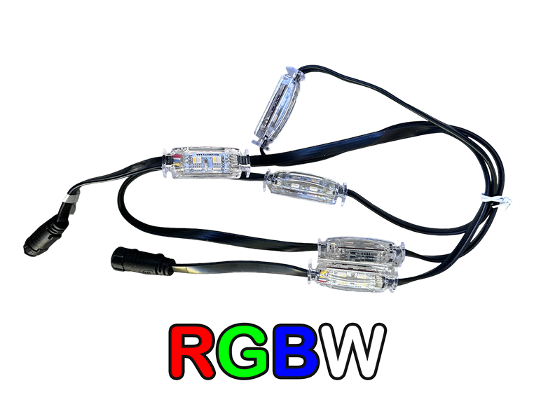 RGBW+2 Pebble Lights 4 pin (12 inch spacing)