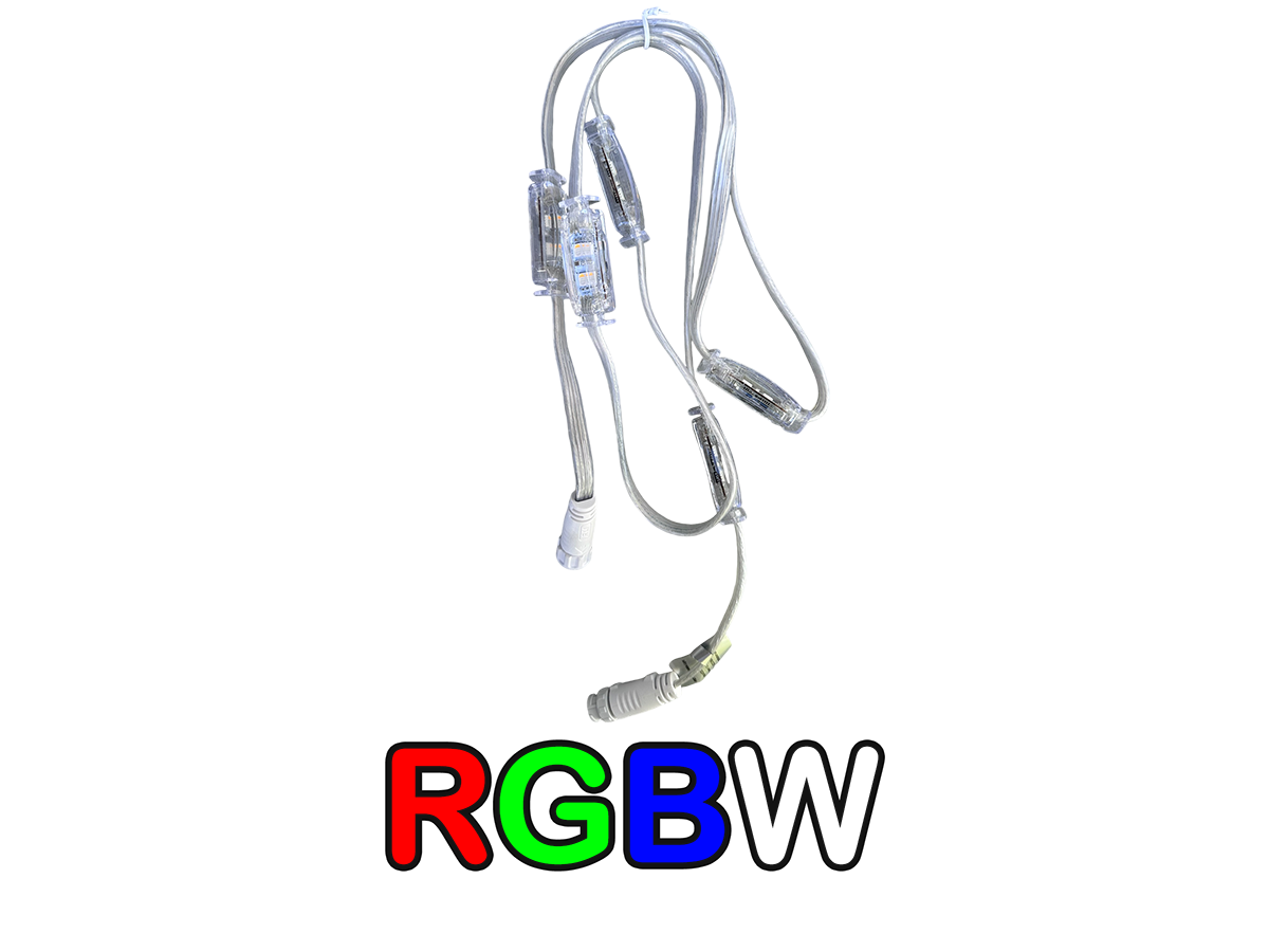 RGBW+2 Pebble Lights 4 pin (12 inch spacing)